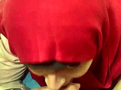 Overwhelmed by my first facial blowjob with mia in her niqab