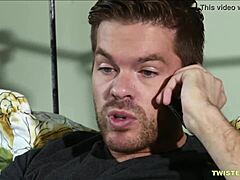 Amazing busty Jessa Rhodes blindfolds her boyfriend for a wild ride on his big cock. She sets up the trap with her fake tits bouncing!