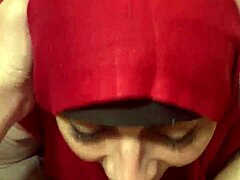 Overwhelmed by my first facial blowjob with mia in her niqab