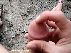 Playing on the beach with waves and sand around!
