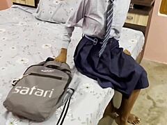 Hey, check this desi virgin school girl getting into hardcore fucks in different styles with hindi audio