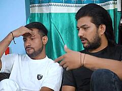 Curvy desi mallu bhabi takes hardcore double penetration from two debars in interracial threesome full movie