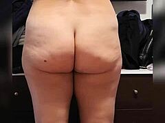 Latina Wife’s Huge Natural Tits And Big Ass Shine After Shower!