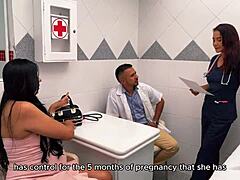 Fucking A Pregnant Woman Hard In Medical Consultation!