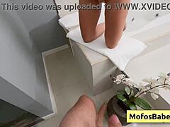 Natural Busty Brunette Latina Gaby Ortega Gets Wet Pussy Pounded by Jmac's Big Cock in Bathtub