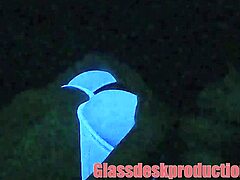 Black-Light Secret Model Revealed In Subtle Glow
