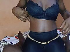 Man, this ebony slimthick babe fucks so good with tight pussy riding