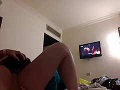 Well, my girlfriend and I got wild in the hotel room with intense licking and orgasms everywhere ๐