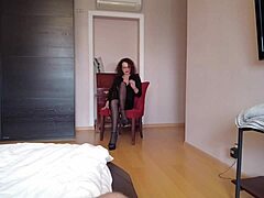 My stepson's beautiful teacher sucks my cock eagerly