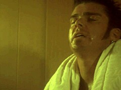 stephanie tripp gets her hairy pussy pounded in the sauna by her mother-in-law