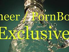 Jessie Andrews intense masturbation in bedroom.