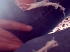 Pretty Latina milf from Tinder spread her wet pussy for passionate doggystyle sex. I came inside her juicy hole twice in our first time.