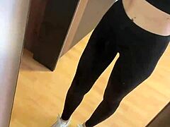 Black Girl Wears Pink Socks For Fetish Soles