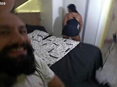 Couple's Intense Live Exhibitionism Show on Phone