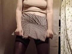 oh man, i got this 2024 striptease as a european slave girl, teasing and undressing in homemade bdsm, feeling all humiliated...