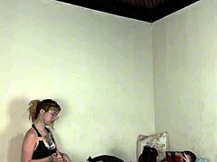 nos bastidores, o boy da amiga comeu o cuzinho do gay tatuado em anal bareback pela primeira vez