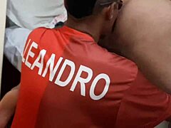 Beautiful black couple engages in intense anal fucking with pov blowjob and ass fingering.