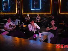Sexmex unleashes Danna Vallejo as the stepsister stripper in part 1! Clothes ripped, big tits blowjob, and rough fucking!