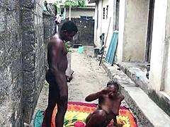Having outdoor sex with my long time boyfriend