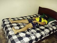Argentine Stepmom Sucks And Fucks Ecuadorian Stepson's Cock In America Cup Fever