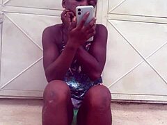 Crazybitch Continued Twerking In Clothes Till She Twerks Naked!