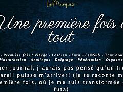 my first time with everything in french futanari porn
