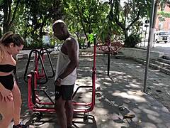 Blonde Milf Sucks Huge Black Cock Before Intense Anal Fucking