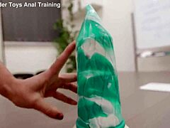 Lady Ana Tests Handmade Impaler Size L with Extra Anal Fisting Action!