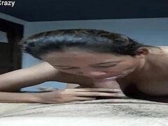 Hey, this mature Venezuelan wife gives me an extreme blowjob with massage 😈
