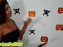 Halloween 2024 with Myke Brazil Official and Mariana Torres brings intense passion through adorable blowjob and anal intimacy