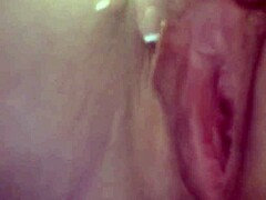 This petite MILF shows off her huge clit in a casual masturbation session like everyday fun