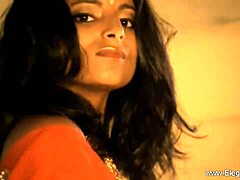 hey, check out this brunette milf friend dancing in her erotic indian style, it's like oriental girlfriend dreams come true