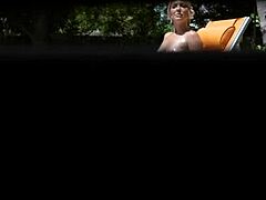 I Feel So Aroused Fucking My Stepmom in the Backyard Garden in Missionary and Doggystyle Positions