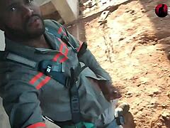 hey, you think i can keep masturbating hidden on this brazilian construction site without getting caught?