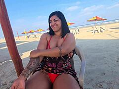 Beach Heat Ignites My Pussy Fire - Ready To Fuck Everyone On The Sand!