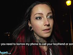 Whoa, public agent nails tattoo babe Sharlotte Thorne in the boiler room! đ„