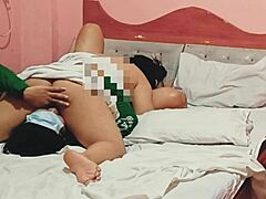 I feel so excited my hot Asian friend asked me to fuck her doggystyle in the hotel with creampie orgasm