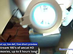 Dr Tampa takes on daddys little 18+ slut Judas with tattoo and small natural tits in latex.