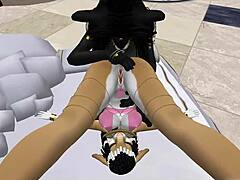 Lady Bastet Of Egypt Uses Her Servant Girl