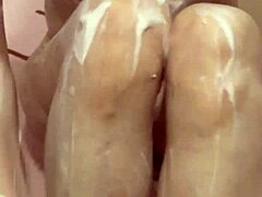 Do you love seeing this 38-year-old married woman's beautiful nipples dripping wet in the bathroom?
