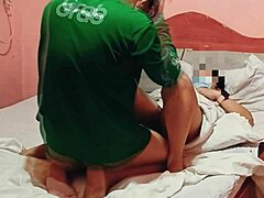 I feel so excited my hot Asian friend asked me to fuck her doggystyle in the hotel with creampie orgasm