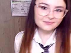 What happens when innocent teen Vivien Doll has a private session with her intriguing black math teacher in amateur interracial setup