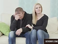i watched silently as my wife klara new took that dick like a total horny slut, riding it hard in doggystyle until she swallowed his cum
