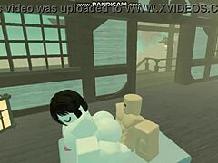 Random low quality Roblox sex! Baddie gets fucked by noob!