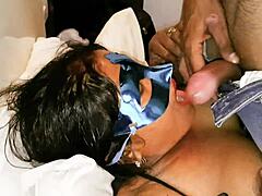 Desi Chubby Indian Aunty Fucked By Thief In Doggystyle With Big Tits And Wet Pussy