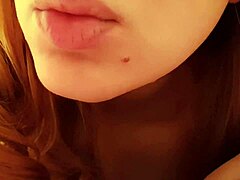 sweet redhead asmr girlfriend relaxes you in bed with gentle care