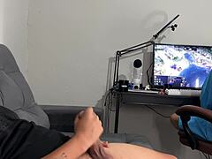 I caught him jerking off while I was playing games what do you think I did next
