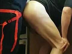 Dominating Boyfriend's Ass With Pegging In Kitchen Cornfield And Bathroom