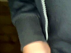 group of muscular swingers rip clothes for public cumshot and cock flashing outside ex's house at wild party