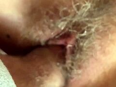 whoa, check this hairy pussy getting fucked in slowmo closeup 😏
